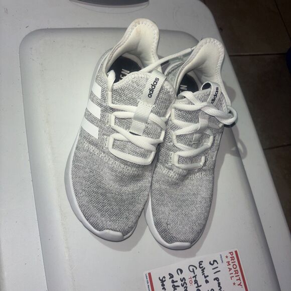 adidas Shoes - Adidas Women's Cloudfoam Pure 2.0 Shoes Size 6.5 Silver White Preowned Excellent